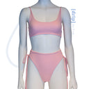 Hour Glass Bikini Bottoms Baby Pink