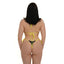 Black/Yellow Essential [drip] Bikini Bottom